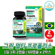 코스트코 약국 츄어블 브라질 그린 프로폴리스 액 아연 c 캔디 액상 캡슐 그린폴리스 면역에 좋은 영양제 페퍼민트 향, 2박스