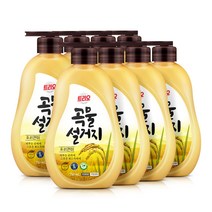 트리오 곡물 주방세제 우리현미750mL, 750ml, 8개