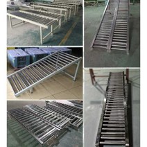 무동력 컨베이어롤러 택배 상하차 하부 화물 슬라이드, 스테인레스 스틸 너비 40CM  1m, 1개