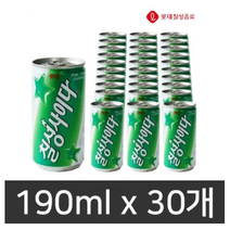 조은마켓 사이다는 역시!! 칠성 사이다!! (190ml 250ml 500ml 1.5L) 옵션선택!! 한박스 기차여행 가정용 회사 캠핑 소풍, 1박스, 190ml