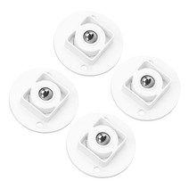 4PCS 캐스터 풀리 360도 회전 상자 범용 바퀴 저소음 교체 컨테이너 쓰레기통 롤러 이동 풀리, type1