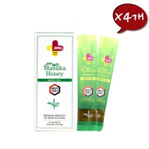 [뉴질랜드직배송] SPH 스틱꿀 천연 그린티 + 뉴질랜드 마누카꿀 MGO 268+(UMF 10+) 10g*15개 (150g Net)_X4, 1개