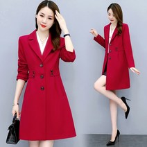 롱타입 스타일 트렌치코트 미디 2022봄 가을 여성야상점퍼