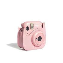 입문용필름카메라 다회용 수동 fujifilm instax mini 11 액세서리 아티스트 오일 페인트 pu 가죽 인스턴트 어깨 가방 보호대 커버 케이스 파우치, 밝은 회색