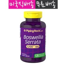 Piping Rock PipingRock 보스웰리아 세라타 1200mg 120정[블랙멍키즈], 단품