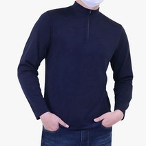 남성 고탄력 기모 목폴라 티셔츠 집업스타일 터틀넥