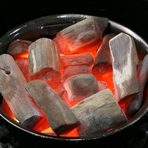 대나무 숯도사 바베큐 고기 구이용 무공해 비장탄 캠핑 숯 1.2kg, 1.2kg x 4개