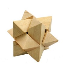 치매예방퍼즐 게임 클래식 IQ 3D 나무 연동 버 퍼즐 듣기 잠금 하노이 타워 마인드 두뇌 티저 키덜트, KM20