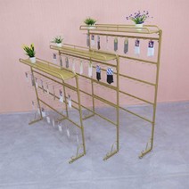 쥬얼리 진열대 매대 귀걸이 소품 악세서리, 상세 페이지 참고, 길이150cm높이150cm후크60개가있는4겹