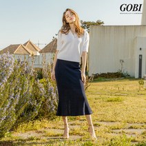 고비(GOBI) 실크 캐시미어 홀가먼트 스커트(데)