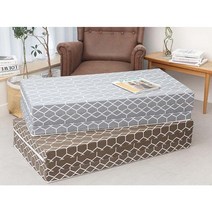 SEJEL.F (세젤에프) 3단 면 접이식 매트리스 HR스펀지 싱글매트 벌집 7.5CM, 벌집 _ 그레이