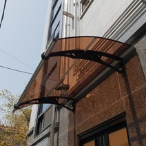 캐노픽스 1000 X 1900 하우스스토어 테라스 래티스 차고지 태양광 썬룸 복층농막 차고, 투명렉산 검정 브라켓 실버 바