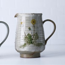 국산 도자기 저그 꽃병 민들레 1000ml, 민들레1p, 1개