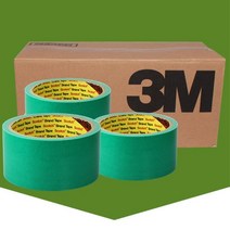 물류창고 상품 출고용 3M 박스 포장용 청테이프 50mm 25m 30개입 사무용 업소용