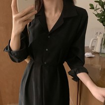 블링앤수 로맨틱코디 여성 무지 롱 원피스 KZZ058