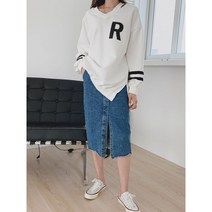 드레스코드 루즈핏 브이넥 어깨트임 긴팔 맨투맨 (4Color)