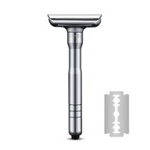 SKENOS 8단조절 클래식 안전 면도기, 실버, 1개, 1개
