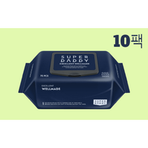 슈퍼대디 엑셀런트 웰메이드 아기물티슈 저자극 신생아 캡형 70매 10팩, 엑셀런트 82 캡형 70매 10팩
