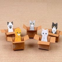 귀여운 고양이 포스트잇 책갈피 다꾸 메모지 다이어리 꾸미기 인덱스 스티커 접착