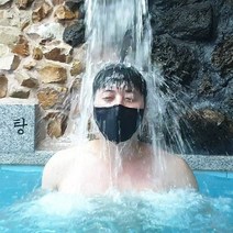 목욕탕 물놀이전용 숨쉬기편한 브레스프리마스크 빨아쓰는 기능성 방수 스포츠 운동 마스크, L화이트(일반)-1매