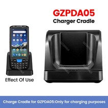 바코드 스캐너 인식 리더 GZPDA05 PDA 바코드 스캐너 전용 충전 크래들 핸드헬드 안드로이드 9.0 2G 16G, 03 GZPDA05Cradle_01 미국