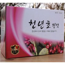 천년초줄기즙 천년초액기스 진액 선인장즙 60포 1박스 청소년 성인 어르신 선물 부모님 생일 생신 어린이