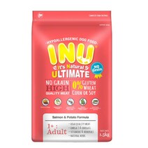 아이누 어덜트 그레인프리 글루텐프리 강아지 사료 연어 감자, 1.5kg, 연어 + 감자