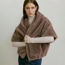 [온플]셀렙샵 에디션23PRE FAUX 밍크 케이프 자켓