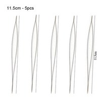 핸드피스 변환기 본딩 벤딩 보석십자수도구 도구 장비 5/6Pcs 페르시 견인 핀 개방형 팔찌 및 목걸이 DIY 쥬얼리 바늘 스레드 천공, [04] 11.5 cm