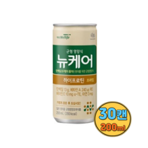 대상웰라이프 뉴케어 하이프로틴 고단백 일반 환자용 분리대두단백 식사대용 균형 영양식 영양보충 200ml x 30캔, 30개