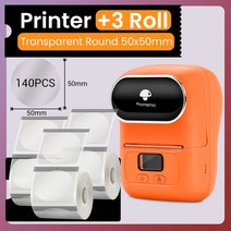 라벨기 택 Phomemo-M110 자체 접착 미니 라벨 메이커 프린터 휴대용 무선 전화 스티커 천 보석 표, [28] OR-3 5050