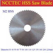 컷쏘 [두께 6mm] 3 "72 이빨 80mm NCCTEC 카바이드 플라스틱 강철 HSS 슬리팅 tct 톱날 커팅 디스크, 한개옵션0