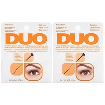 듀오 브러시 온 스트립 속눈썹 풀 접착제 다크 2팩 5g DUO Brush-On Strip Lash Adhesive Dark
