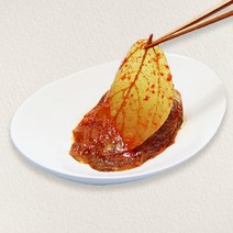 산마을농장 노란 단풍 삭힌 양념콩잎김치 장아찌, 500g x 1개, 500g