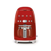 독일제품 SMEG 전자동커피머신 카페 커피 메이커 18/8 스테인리스 Grau, 레드