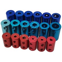 퀵커플러 유압 에어 원터치 카플러 밸브 알루미늄 리지드 샤프트 리지드 커플 링 모터, 6.35mm-6.35mm