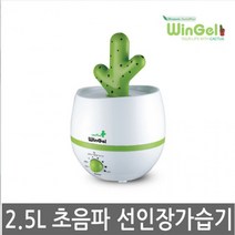 다와 선인장가습기 5100/그린 2.5L 3방향 초음파가습기 인테리어 가습기 사무실 아이방 가정용, 상세페이지 참조
