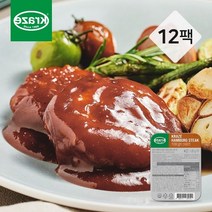 크라제버거 함박스테이크 120g x 12팩, 상세설명 참조, 12개