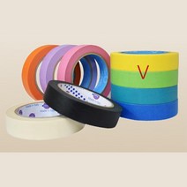 실리콘시공 마스킹테이프 그린 12mm 네임펜글씨용, 1개