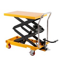 유압 리프트 카트 상하차 이동식 자키 하역 소형 물류, 하중300kg높이0.9m(815x500mm)