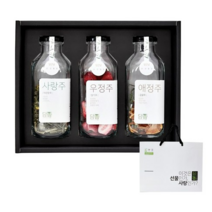 꿈에그린농장 담향 담금주 키트 2호 + 쇼핑백 선물세트 야관문 23g + 딸기 19g + 감귤 16g, 6세트