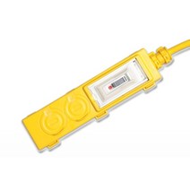 라온하우스 프리미엄 신성전기 고용량 냉난방기 멀티탭 SSPM-1550N [2구/16A/접지/4000W/누전차단] [9M] [18M] [26M] [45M], 1개, 26m