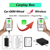 카플레이 유선무선 카플레이 어댑터 OEM 스테레오 USB 플러그 앤 안드로이드 동글 Ai 박스, 02 카플레이 Box Mini