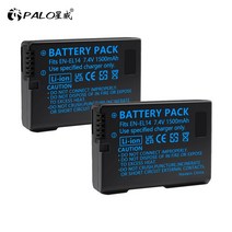 커피색도계 컬러 측정 PALO EN-EL14 EN-EL14a ENEL14 EN EL14 배터리 및 LCD USB 듀얼 충전기 Nikon D3100 D3200 D3300 D5100, [02] 2 pcs battery