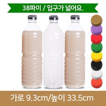 페트병 경진콩물식혜(사골육수) 1.8L-(A)38파이, 1개, 빨강