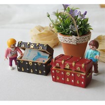 여대생방꾸미기 작은 사이즈 캐리어 미니어처 소품, 레드