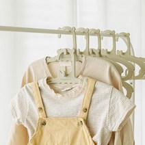 유아행거 아기행거 유아옷걸이 어린이옷걸이 미니옷걸이 10개입 미끄럼방지, 핑크 10개입