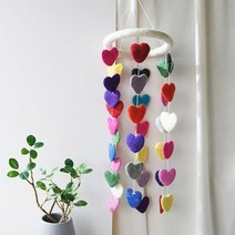 [바보사랑] 러블리 펠트 모빌 -꾸미까, 단품