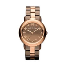 마크제이콥스 Marc Jacobs Marci Mirror Brown Dial Two-Tone 스틸Ladies 시계 MBM3171