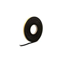 네오프렌 고무 블랙 자체 접착 스폰지 스트립 너비 1 3cm(1/2인치) x 두께 0 3cm(1/8인치) 길이 10m(33피트), 1/2 wide